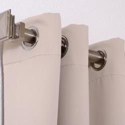 Beige Thermal Blackout 108 inch Curtain Panel Pair