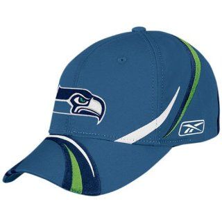 Reebok Seattle Seahawks Blue Spiral Colorblock Hat: Sports