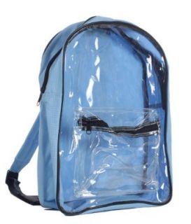 Clear PVC Security Backpack, Light Blue by BAGS FOR LESSTM