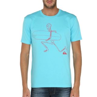 QUIKSILVER T Shirt Homme Turquoise   Achat / Vente T SHIRT QUIKSILVER