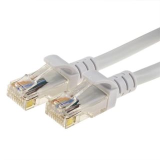 White CAT5E 50 foot Ethernet Cable