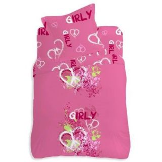 taie GIRLY TALK   Housse de couette 1 Pers. 140x200 + 1 taie 63/63