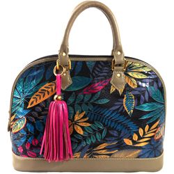 Claudia G Antonia Jungle Leather Trim Handbag Today: $182.99
