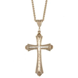 gold over silver cross necklace msrp $ 114 99 today $ 43 49 off msrp