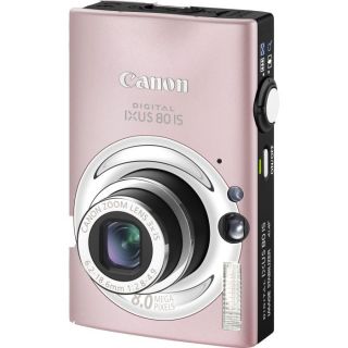 Canon Digital IXUS 80 IS Rose + Housse cuir Canon   Achat / Vente