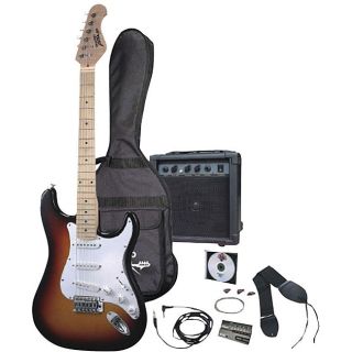 Pyle 3 color Sunburst Electric Guitar Starter Package Today $162.99 4