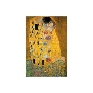 Klimt The Kiss Metallic 1000 pc Jigsaw Puzzle Today $33.99