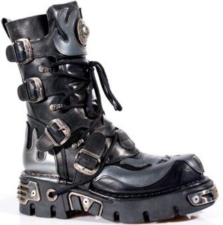 New Rock Boots Unisex Style 107 S2 Silver Shoes