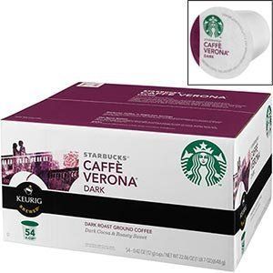 Starbucks Caffè Verona, Dark Roast, 108 Count K Cups for Keurig