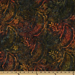 108 Wide Tonga Batik Quilt Backing Hibiscus Storm Fabric