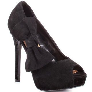 Womens Shoe Bowderek   Black Suede by Steve Madden: Shoes