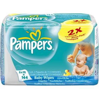 PAMPERS Lingettes Baby Fresh 2X72 blanc   Achat / Vente COUCHE   LANGE