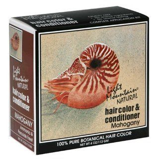 Hair Color & Conditioner, Mahogany, 4 oz (113 g) (Pack of 3) Beauty