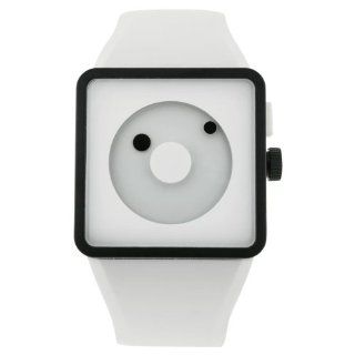 Nixon Mens A116 100 Silicone with White Dial Watch Watches 