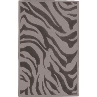 Hand tufted Brown Zebra Animal Print Hugo Wool Rug (2 x 3) Today $