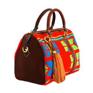 Claudia G Alessa Wayuu Genuine Leather Handbag