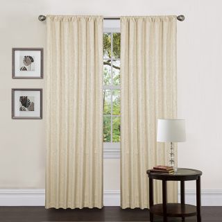 Lush Decor Beige 84 inch Thermal Zebra Curtain Panel Today $27.22