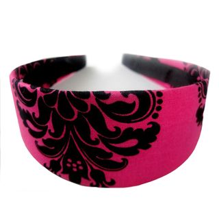 Crawford Corner Shop Pink Black Paisley Headband