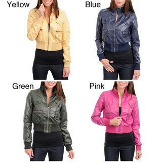 Stanzino Womens Crop Jacket with Pocket Detail