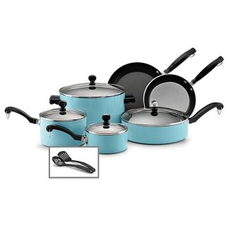 Farberware Classic Colors, 12 Piece Cookware Set, Turquoise Today $84