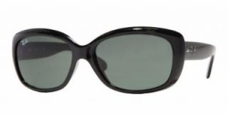  Ray Ban Jackie Ohh Sunglasses Rb4101 601 Black Crystal Green Shoes