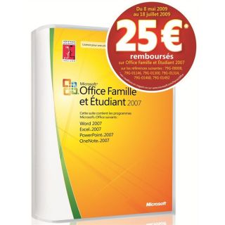 Microsoft Office Familial 2007   Achat / Vente LOGICIEL BUREAUTIQUE