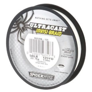 Invisi Braid 50 lb.   125 yds. Braided Fishing Line: Sports & Outdoors