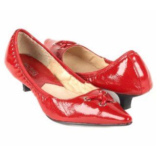 MICHAEL KORS Astor Heels Pumps Shoes Red Womens SZ