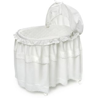 Badger Basket 2 in 1 White Batiste Bassinet and Toy Box Today $101.05