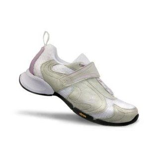 Womens Comfort Cycling Shoes (White/Lavender   42) Shoes