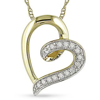 gold diamond heart necklace msrp $ 329 67 today $ 145 99 off msrp 56