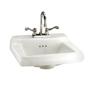 American Standard 0124.131.020 Comrade Wall Hung Sink with 4 Inch