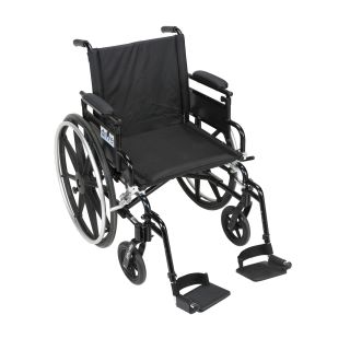 Drive Medical Viper Plus GT Wheelchair with Flip Back Adjustable Arms