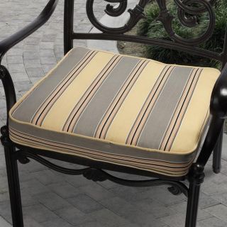 Isabella Hamilton Gold Outdoor Cushion with Richloom Fabric