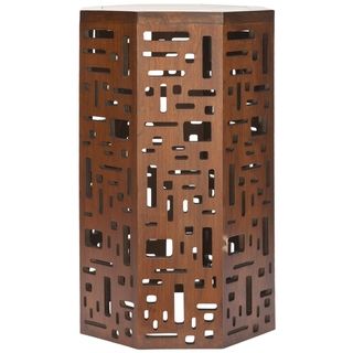 Bali Brown Octagon End Table