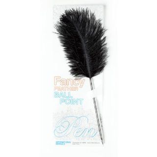 Arrivals Fancy Black Feather Pen (132 1)
