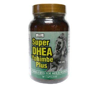 Only Natural Super Dhea Yohimbe Plus, 700 mg, 50 Capsules
