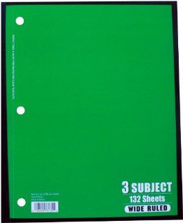 132 Sheets, 1 Notebook per Order, Color May Vary (76132 24) Office