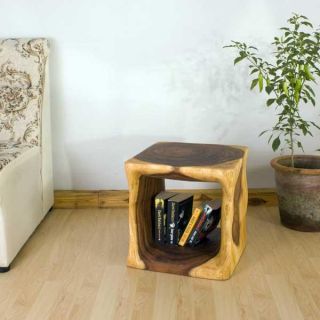 Monkey Pod Wood 16 inch Cube End Table (Thailand) Today: $189.99 5.0