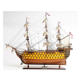 Old Modern Handicrafts HMS Victory Painted Model Ship Today: $587.74