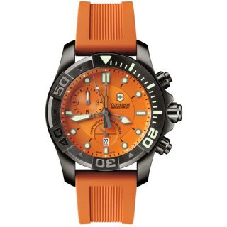 Swiss Army Mens Dive Watch 500 Orange Dial Watch Today $457.99 5.0