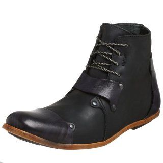 Fly London Mens Aron Dress Boot,Black,42 EU Shoes