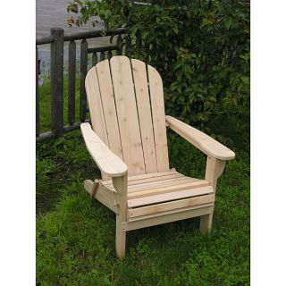 Casual Cedar Folding Adirondack Chair