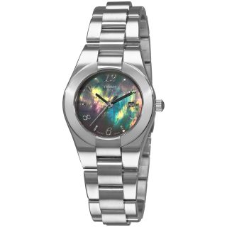 Tissot Womens Glam Sport Mother of Pearl Dial Stainless Steel Watch