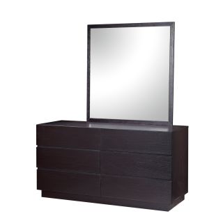 City Line Wenge Finish Contemporary Mirror Today $165.99