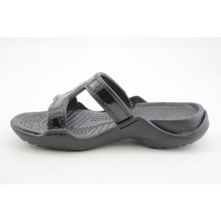 Crocs Womens Freida Blacks Sandals (Size 4)