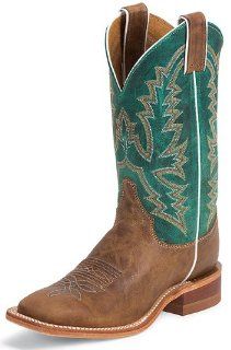 Justin Womens AMERICA BURNISHED TAN Boots: JBRL317: Shoes
