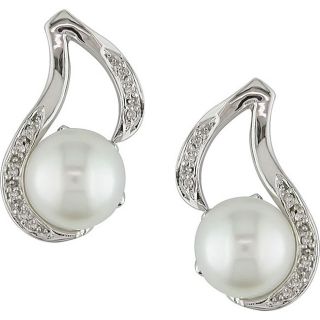 Pearl Earrings Buy Cubic Zirconia Earrings, Diamond