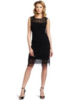 Catherine Malandrino Womens Dress With Embriodered Tulle