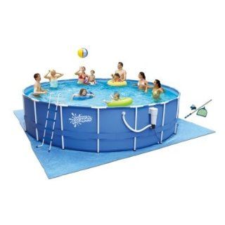 Summer Escapes 17 x 48 Above Ground Metal Frame Pool